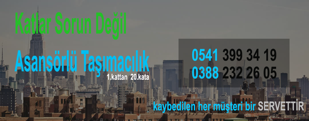 asansörlü taşımacılık